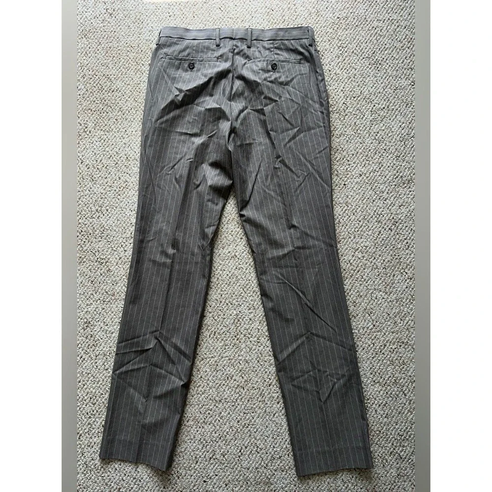 Banana Republic 32x34 Blue and White Stripe Slim Fit